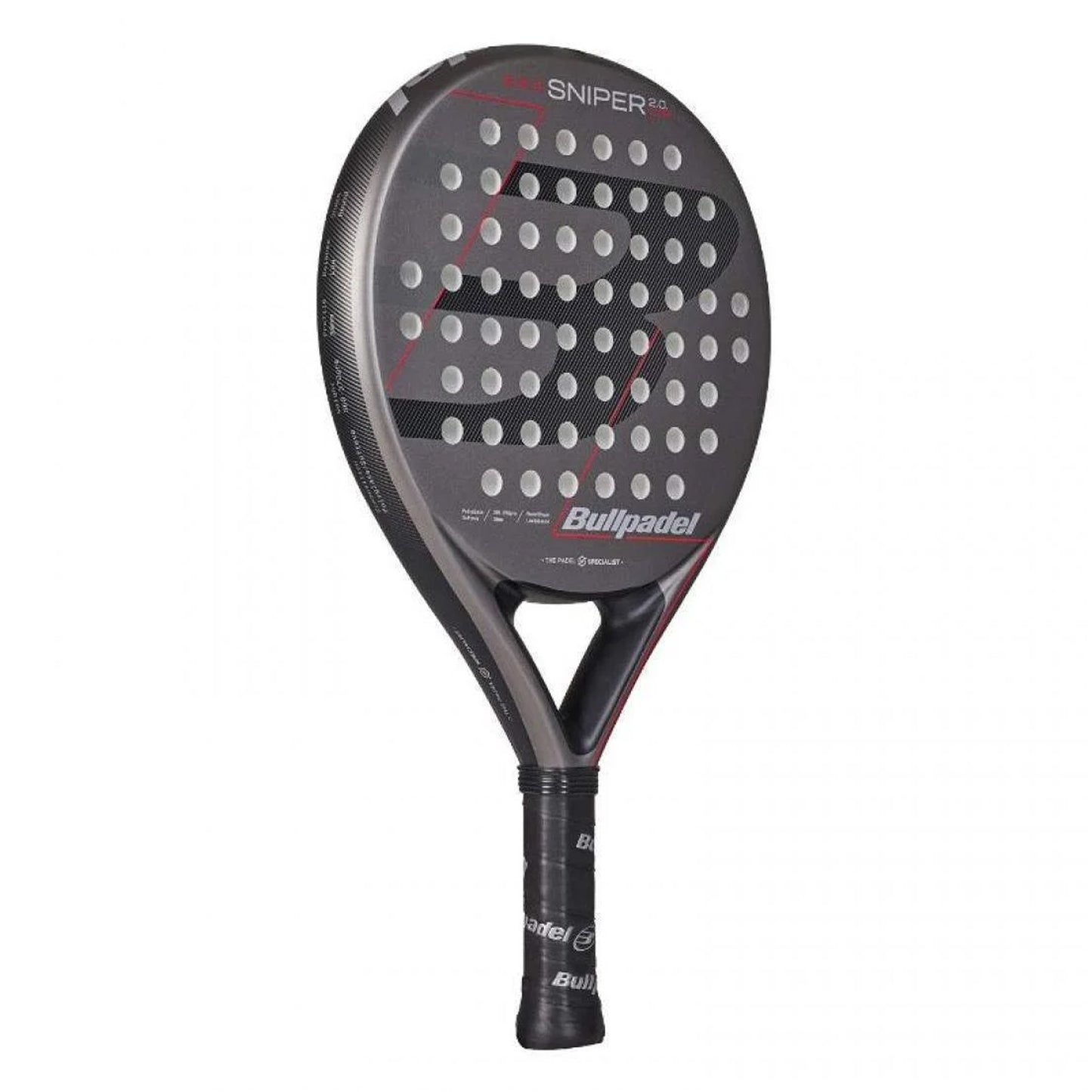 Bullpadel Sniper 2.0 Control 2026 (Grau)