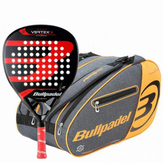 Starter Kit Bullpadel (Tello Vertex 04 + Padeltasche) Express Shipping - Padel Markt