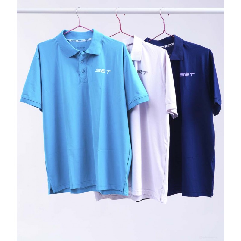 Sky blue polo – light & stylish