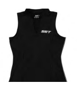 CAMISETA DE TIRANTES ELEGANCIA NEGRA
