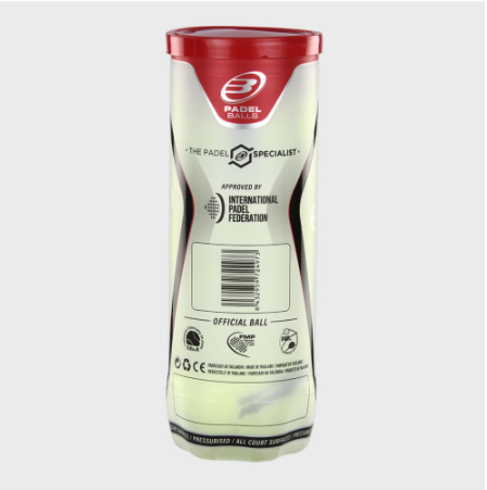 Padel Bälle Bullpadel Premium Pro (Express Shipping)BESCHREIBUNGDer Premium Pro Ball ist ein Ball mit maximaler Geschwindigkeit, um die Matches zu beschleunigen.
Er hat eine große Haltbarkeit dank seiner Herstellung iSport und Außenbereich, Paddle-TennisPadel MarktBullpadelälle Bullpadel Premium Pro (Express Shipping)