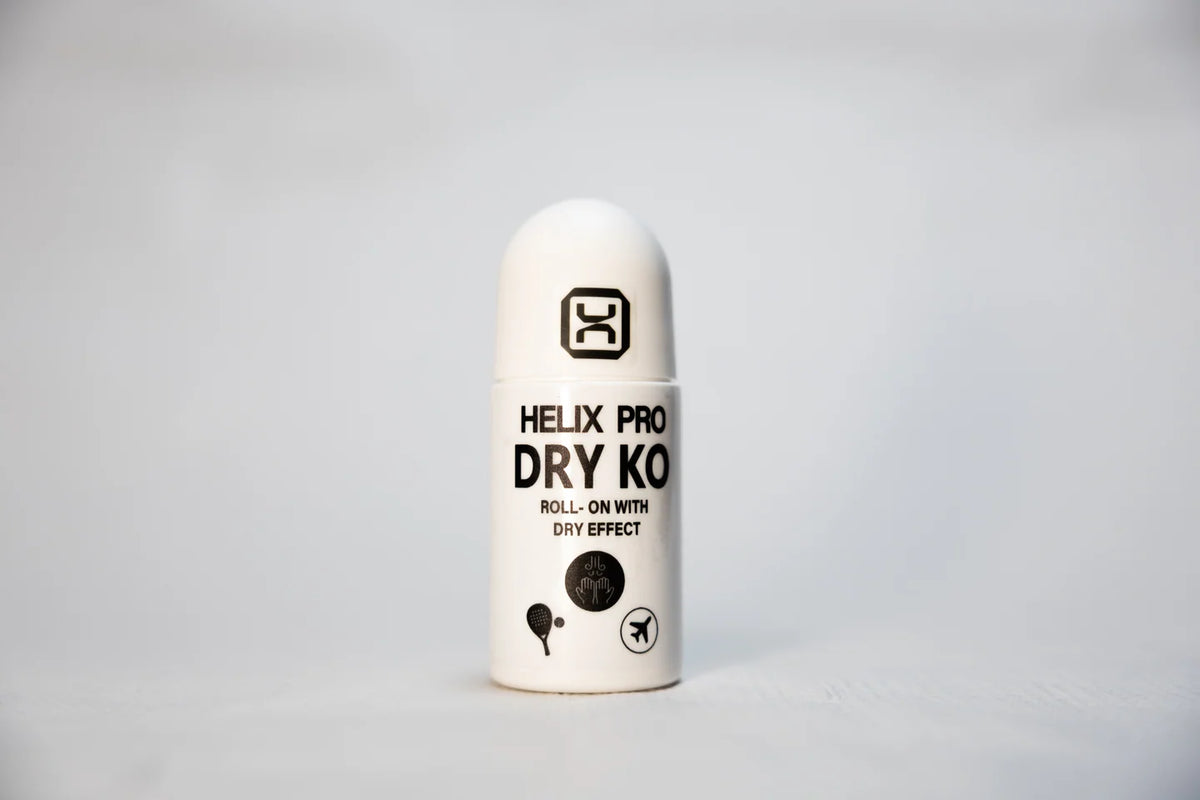 Helix Pro DRY KO Roll-On mit trockenem Effekt, weisse 60-ml-Flasche