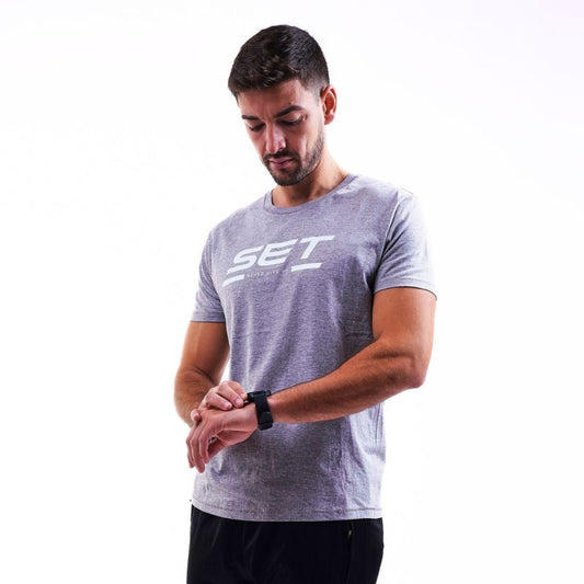 T-SHIRT ORGANIC COTTON GREY MEN