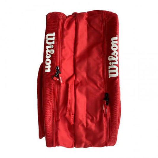 Padeltasche Wilson Team RotTeam Padel Bag Padelschlägertasche - Rot

Die Team Padel Bag besticht durch ihr klares Design und bietet jede Menge Platz für deine Padelausrüstung und dein EquipmenSport und Außenbereich, Paddle-TennisPadel MarktWilsonPadeltasche Wilson Team Rot