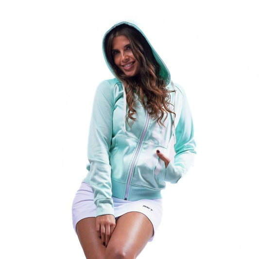 SUDADERA CON CAPUCHA VERDE TALA